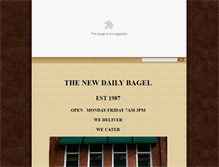 Tablet Screenshot of newdailybagel.com